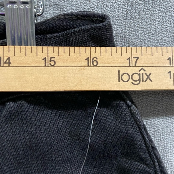 Free People Maggie Mid Rise Straight-Leg Washed Black Jeans Women’s Size 31 NWT - Picture 5 of 11